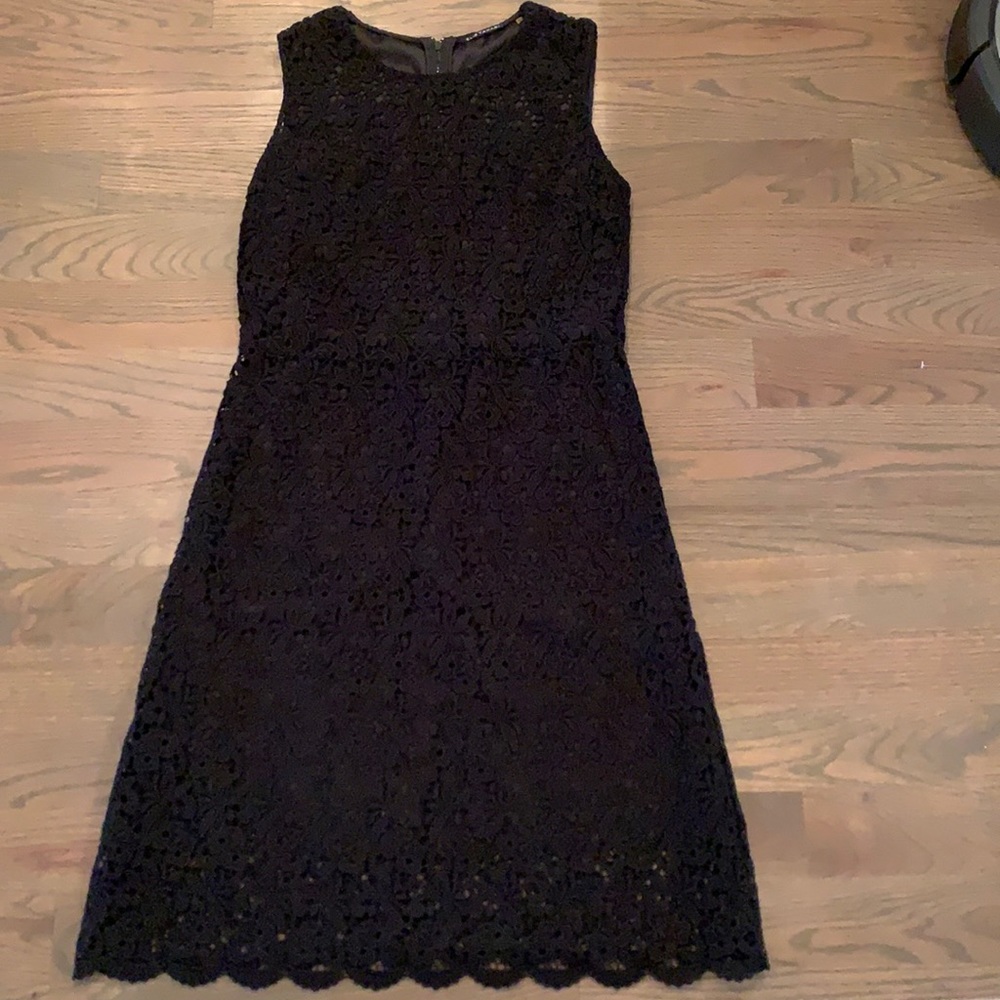 Elie Tahari Black Lace Dress